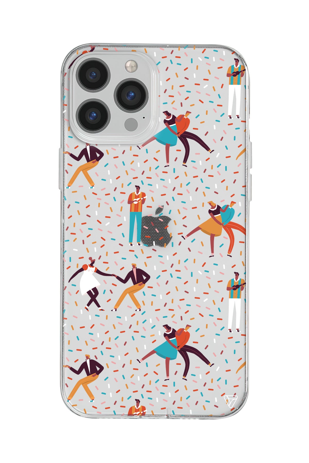 Dans ve İnsanlar Lansman Model İçi Kadife Silikon Telefon Kılıfı