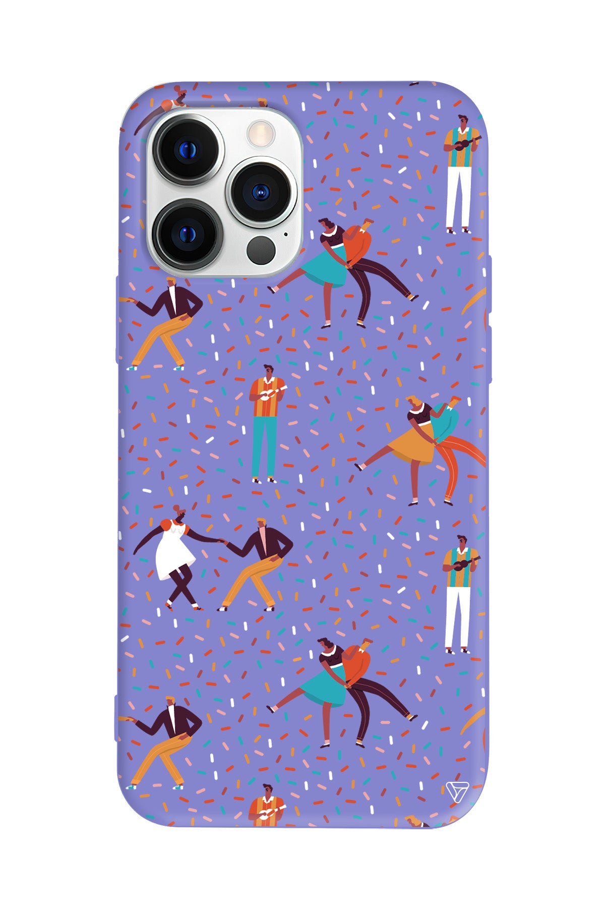 Dans ve İnsanlar Lansman Model İçi Kadife Silikon Telefon Kılıfı