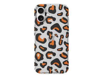 Turuncu Siyah Desen Lansman Model İçi Kadife Silikon Telefon Kılıfı – Plus Serisine Özel