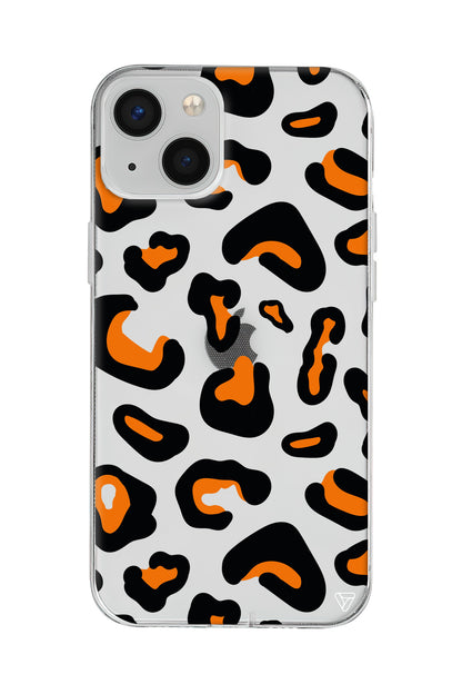 Turuncu Siyah Desen Lansman Model İçi Kadife Silikon Telefon Kılıfı – Plus Serisine Özel