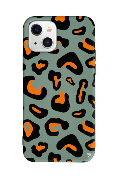 Turuncu Siyah Desen Lansman Model İçi Kadife Silikon Telefon Kılıfı – Plus Serisine Özel