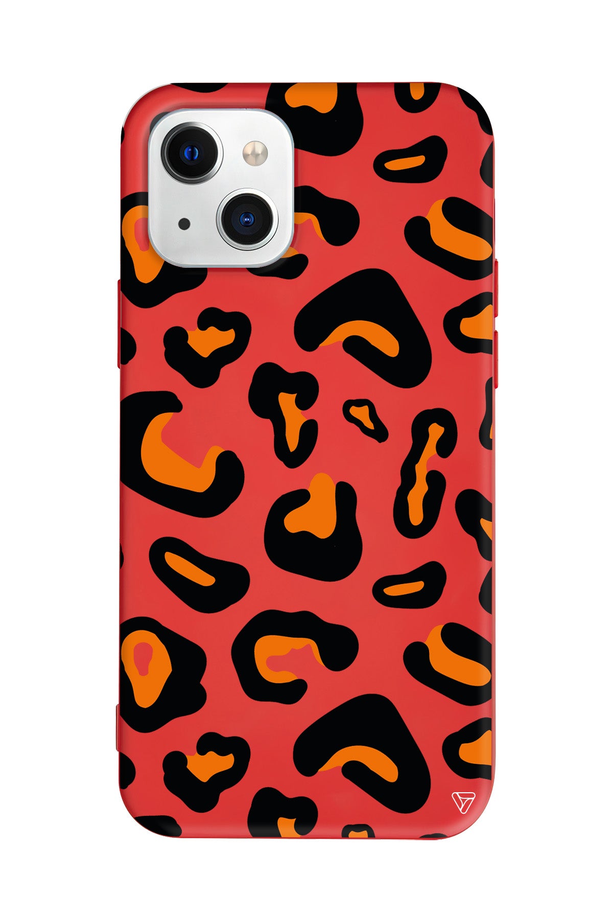 Turuncu Siyah Desen Lansman Model İçi Kadife Silikon Telefon Kılıfı – Plus Serisine Özel