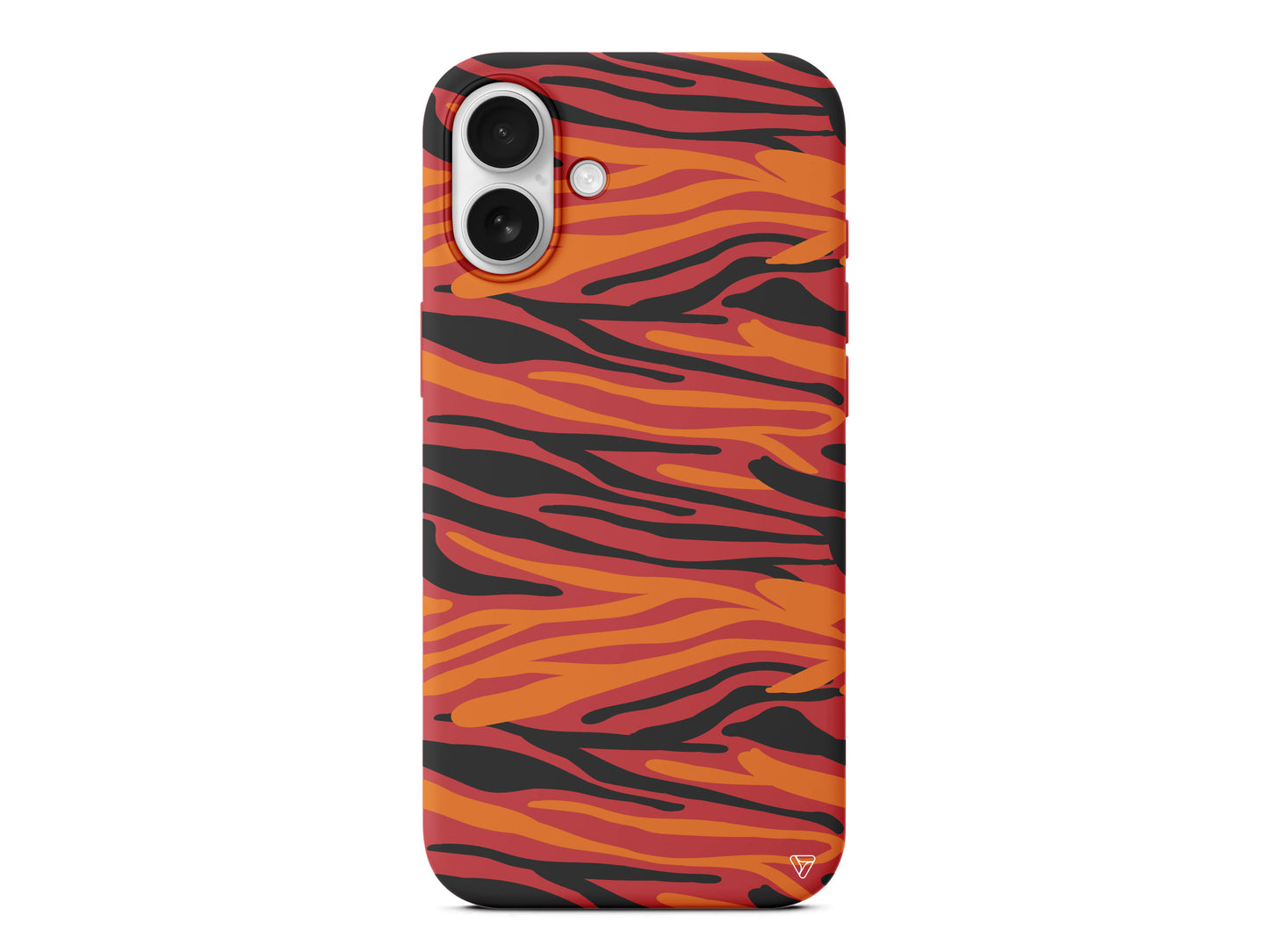 Turuncu Siyah Desen 2 Lansman Model İçi Kadife Silikon Telefon Kılıfı – Plus Serisine Özel