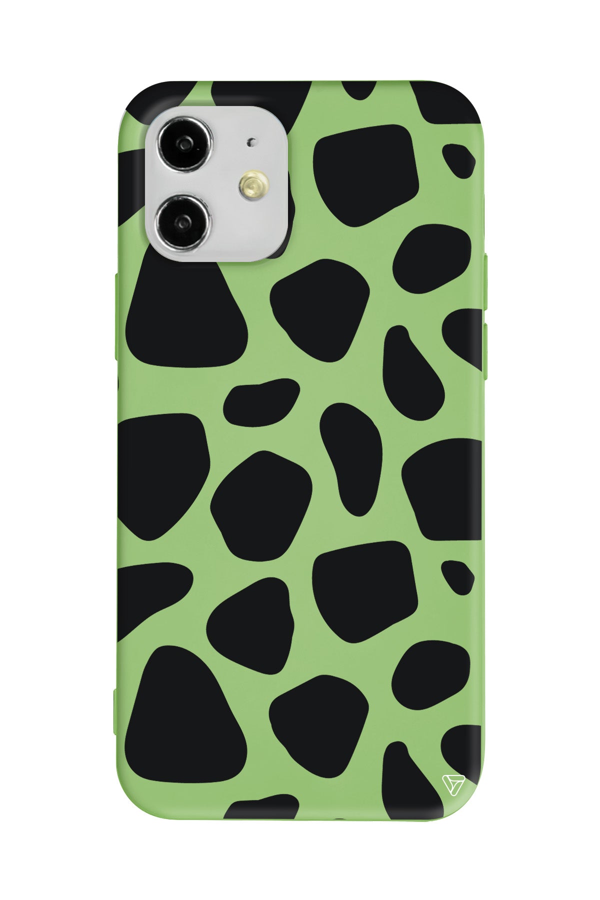 Siyah Desenler Lansman Model İçi Kadife Silikon Telefon Kılıfı