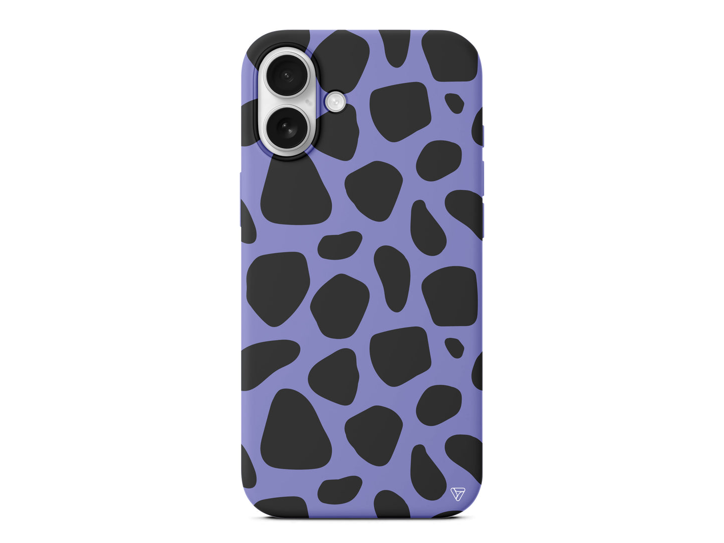 Siyah Desenler Lansman Model İçi Kadife Silikon Telefon Kılıfı