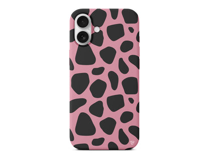 Siyah Desenler Lansman Model İçi Kadife Silikon Telefon Kılıfı – Plus Serisine Özel