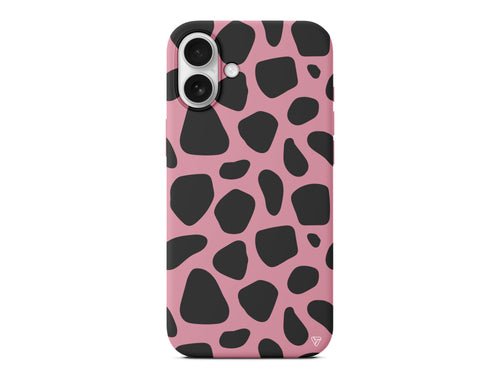 Siyah Desenler Lansman Model İçi Kadife Silikon Telefon Kılıfı – Plus Serisine Özel