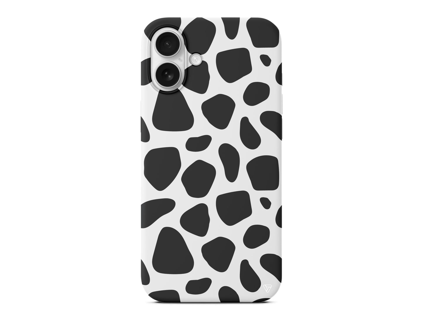 Siyah Desenler Lansman Model İçi Kadife Silikon Telefon Kılıfı