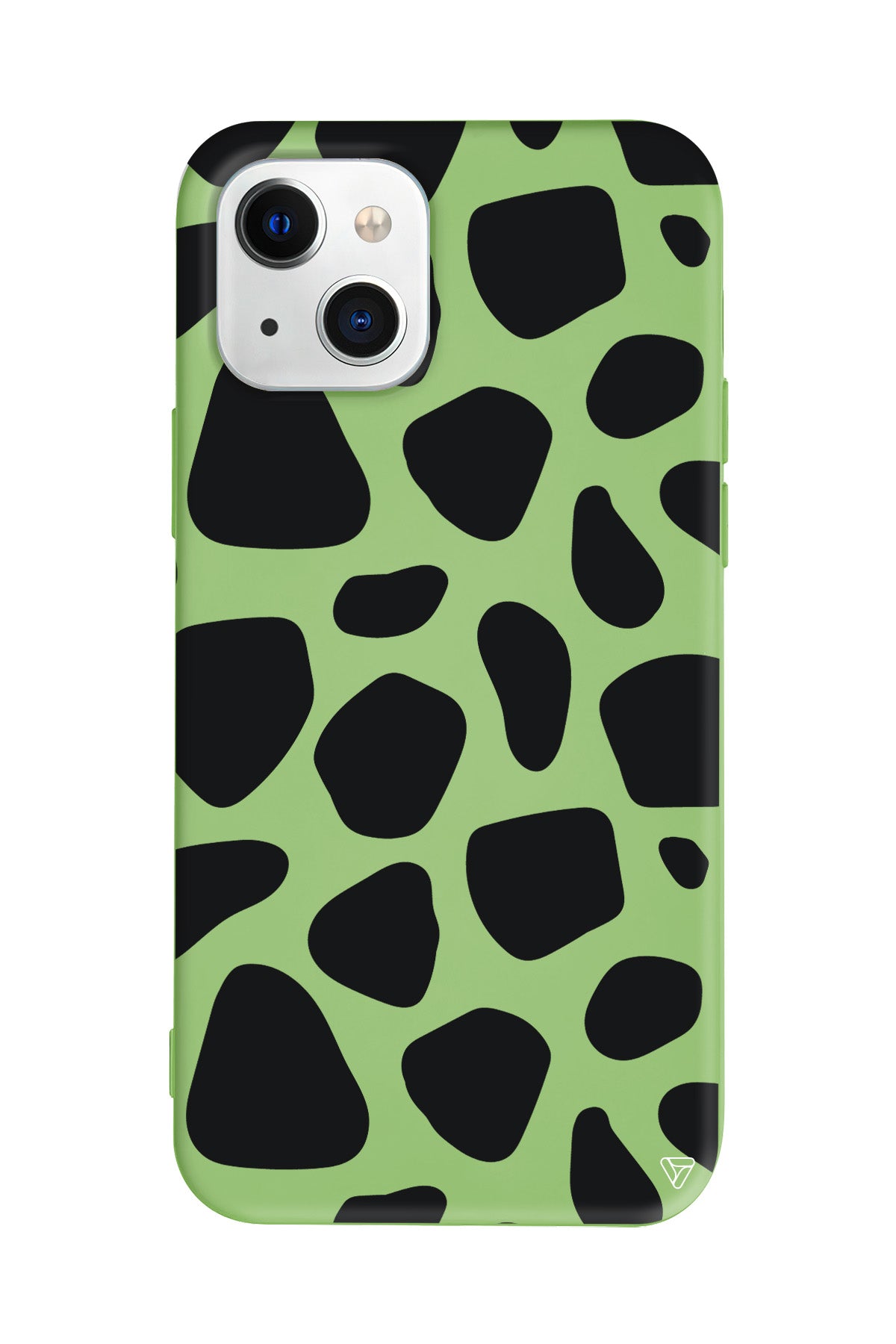 Siyah Desenler Lansman Model İçi Kadife Silikon Telefon Kılıfı