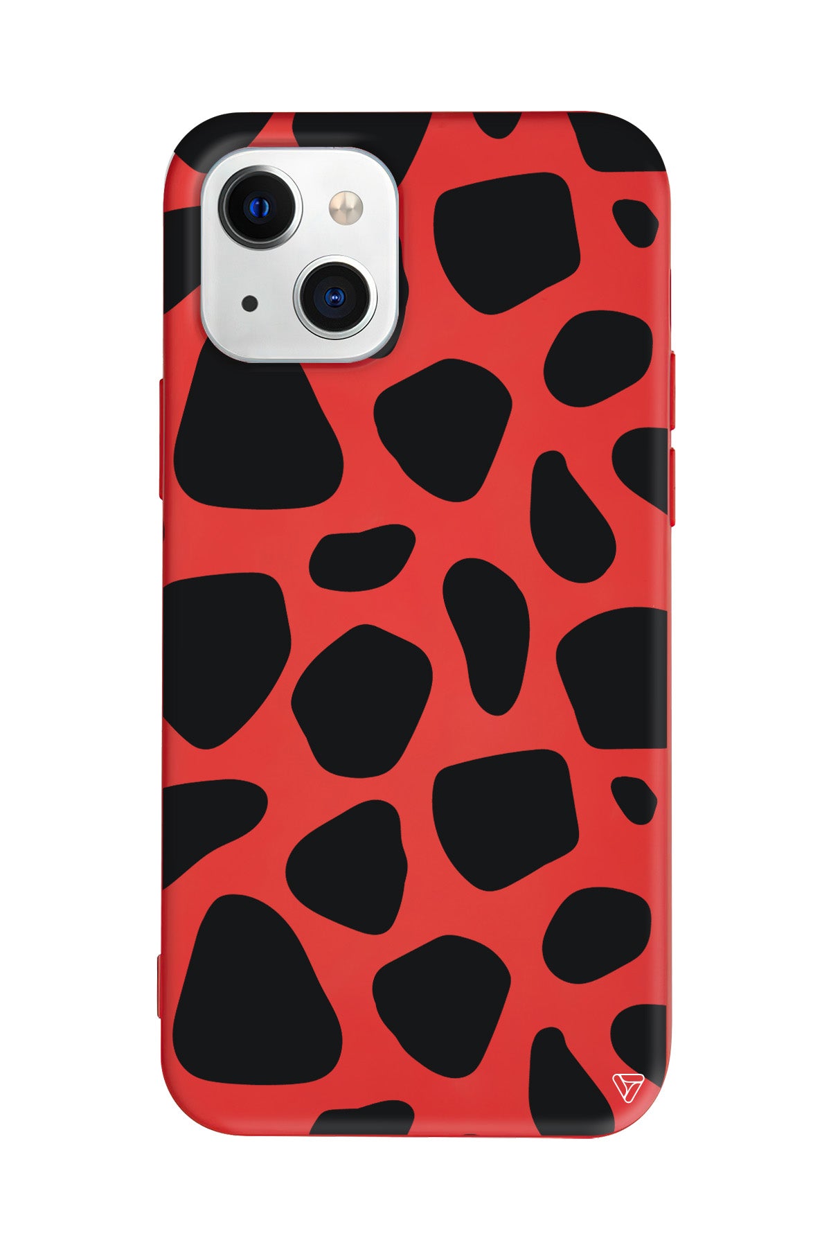 Siyah Desenler Lansman Model İçi Kadife Silikon Telefon Kılıfı – Plus Serisine Özel