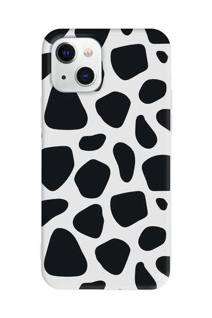 Siyah Desenler Lansman Model İçi Kadife Silikon Telefon Kılıfı – Plus Serisine Özel