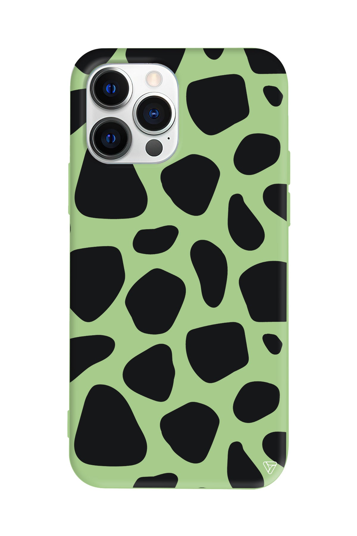 Siyah Desenler Lansman Model İçi Kadife Silikon Telefon Kılıfı