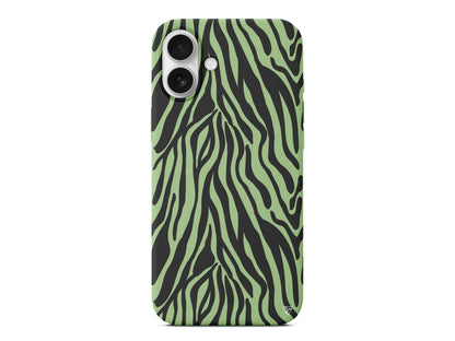 Siyah Zebra Desenleri Lansman Model İçi Kadife Silikon Telefon Kılıfı – Plus Serisine Özel