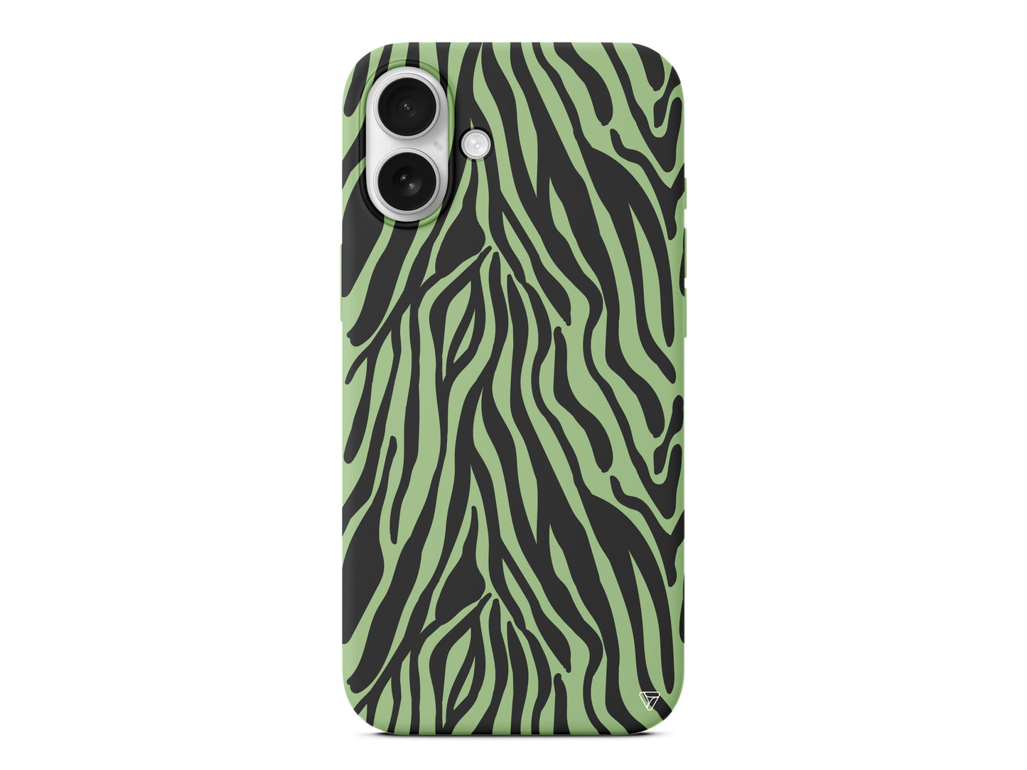 Siyah Zebra Desenleri Lansman Model İçi Kadife Silikon Telefon Kılıfı