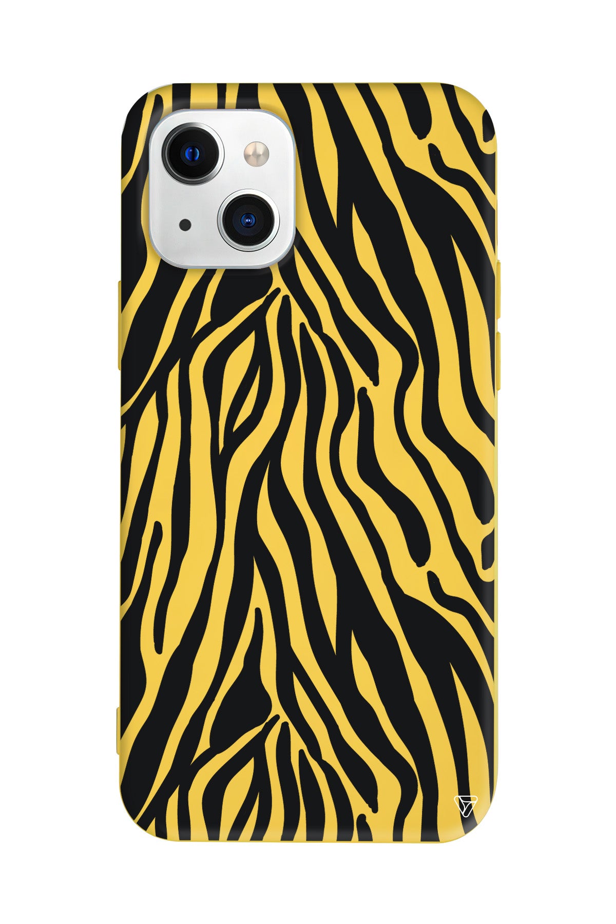 Siyah Zebra Desenleri Lansman Model İçi Kadife Silikon Telefon Kılıfı