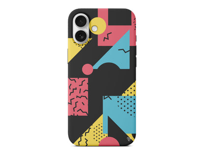 Renkli Desenler Lansman Model İçi Kadife Silikon Telefon Kılıfı – Plus Serisine Özel