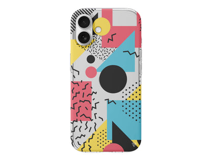 Renkli Desenler Lansman Model İçi Kadife Silikon Telefon Kılıfı – Plus Serisine Özel