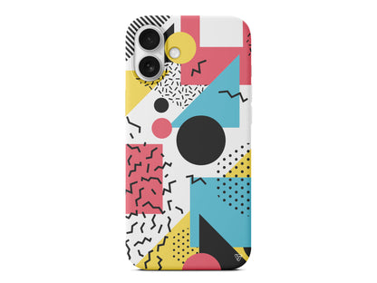 Renkli Desenler Lansman Model İçi Kadife Silikon Telefon Kılıfı – Plus Serisine Özel