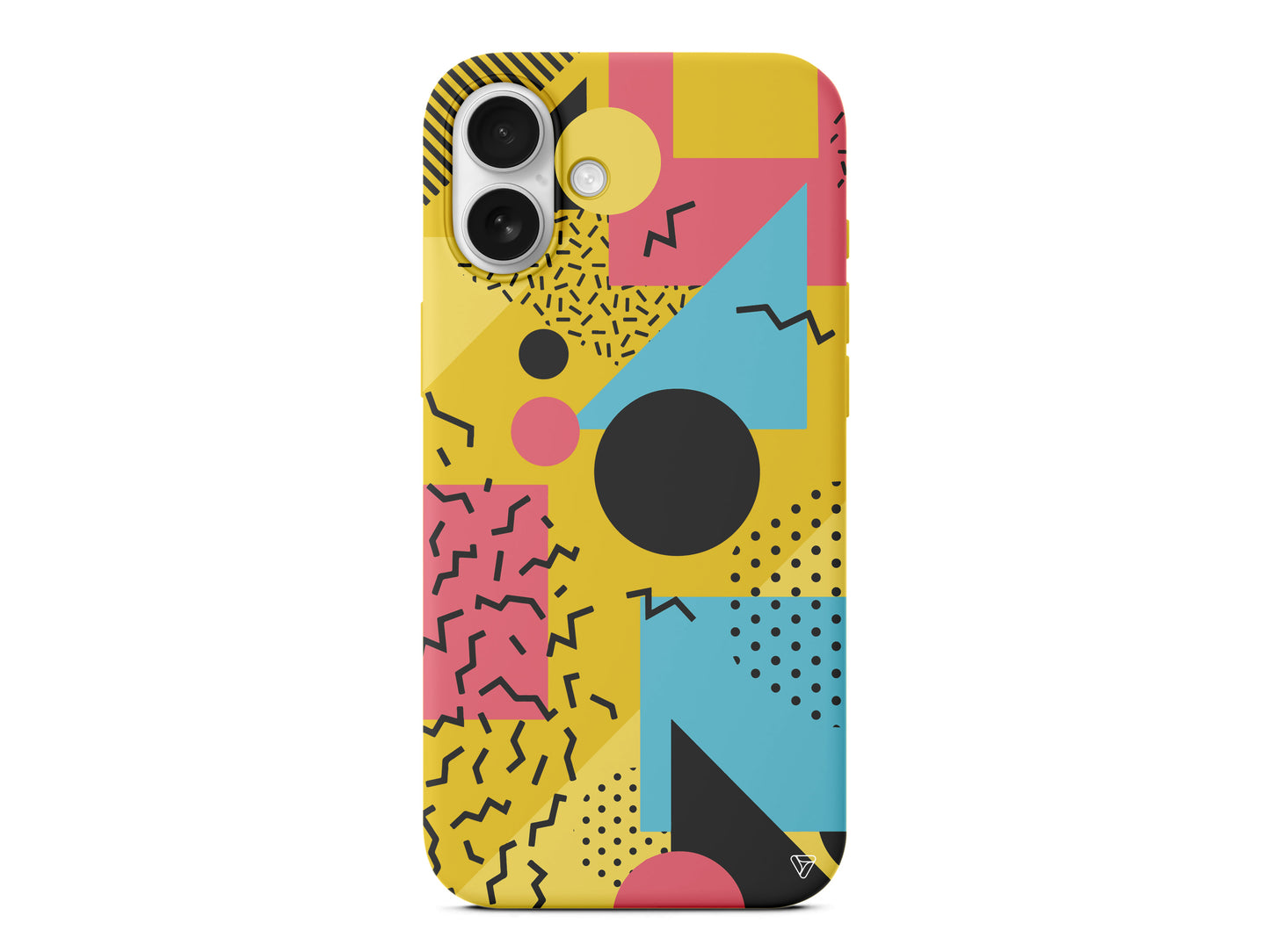 Renkli Desenler Lansman Model İçi Kadife Silikon Telefon Kılıfı