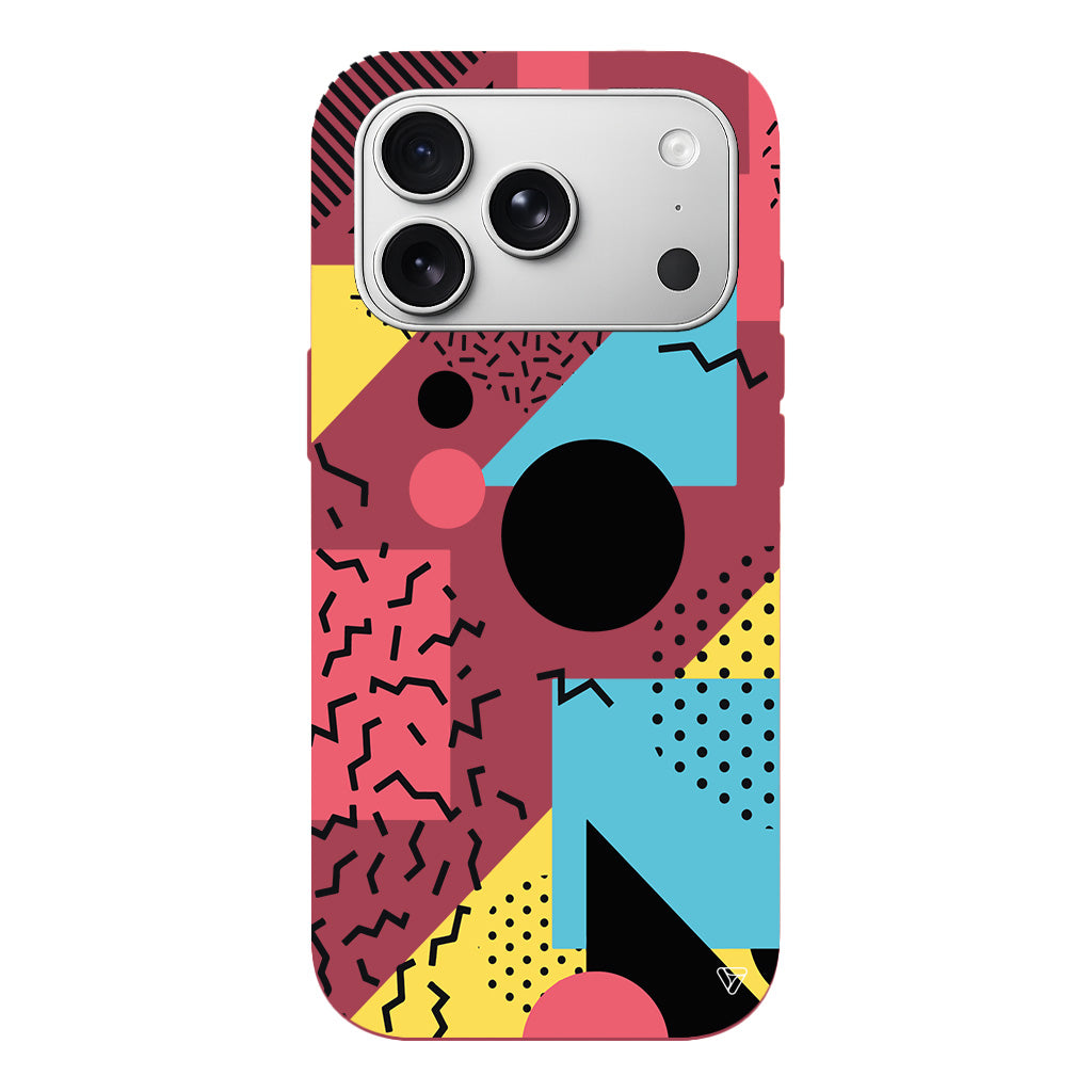 Renkli Desenler Lansman Model İçi Kadife Silikon Telefon Kılıfı