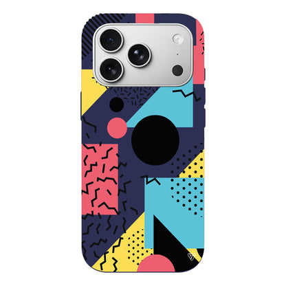 Renkli Desenler Lansman Model İçi Kadife Silikon Telefon Kılıfı