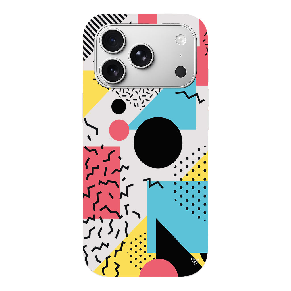 Renkli Desenler Lansman Model İçi Kadife Silikon Telefon Kılıfı