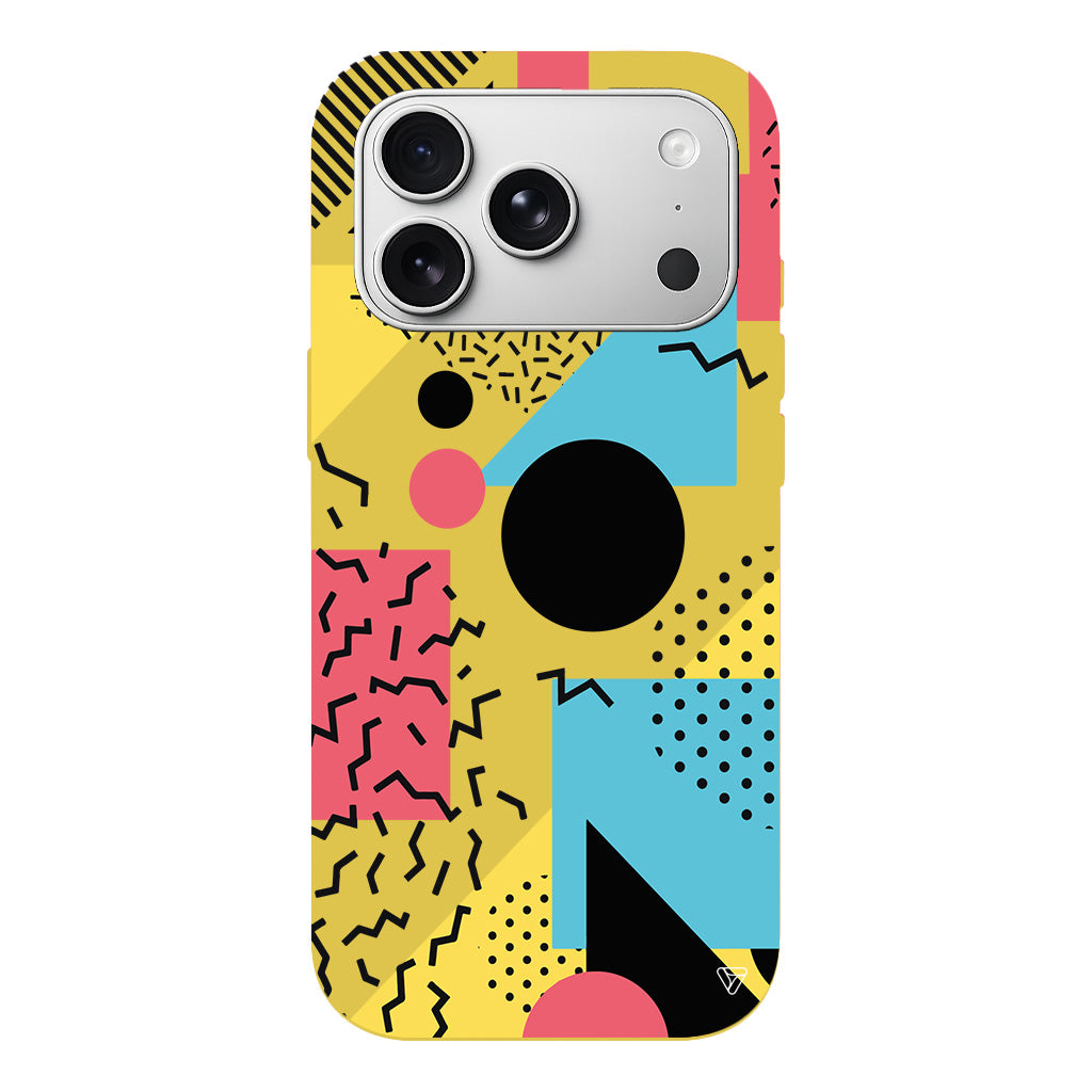 Renkli Desenler Lansman Model İçi Kadife Silikon Telefon Kılıfı