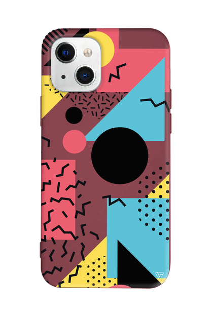 Renkli Desenler Lansman Model İçi Kadife Silikon Telefon Kılıfı – Plus Serisine Özel