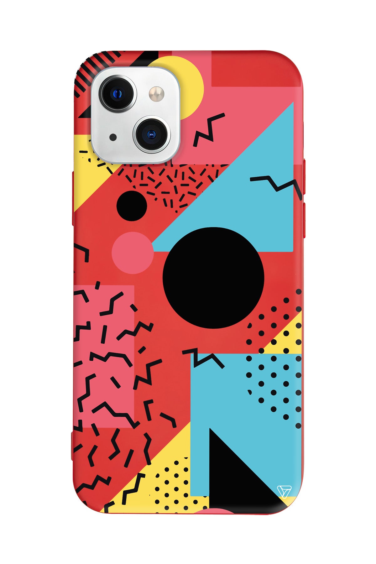 Renkli Desenler Lansman Model İçi Kadife Silikon Telefon Kılıfı – Plus Serisine Özel