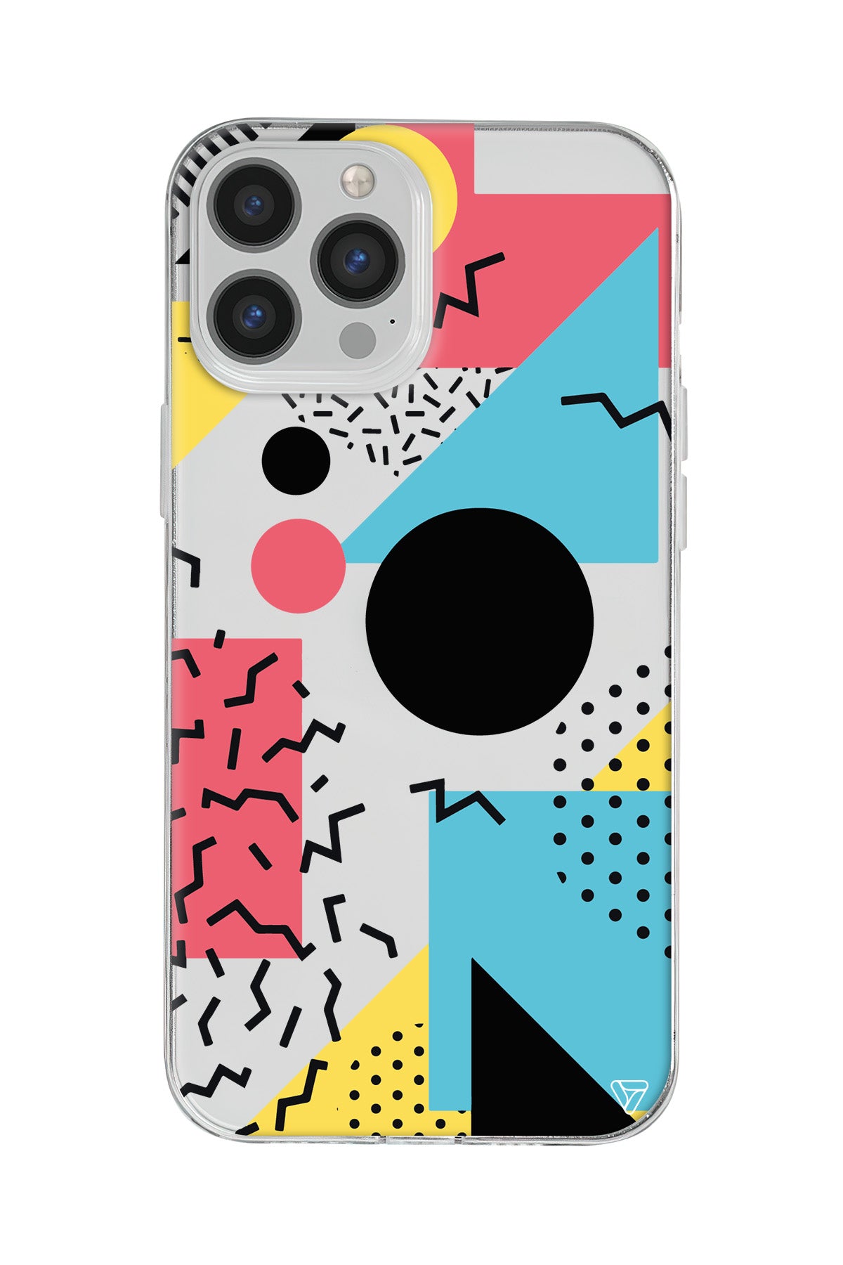 Renkli Desenler Lansman Model İçi Kadife Silikon Telefon Kılıfı