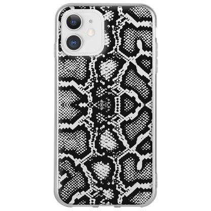 Yılan Deseni Lansman Model İçi Kadife Silikon Telefon Kılıfı