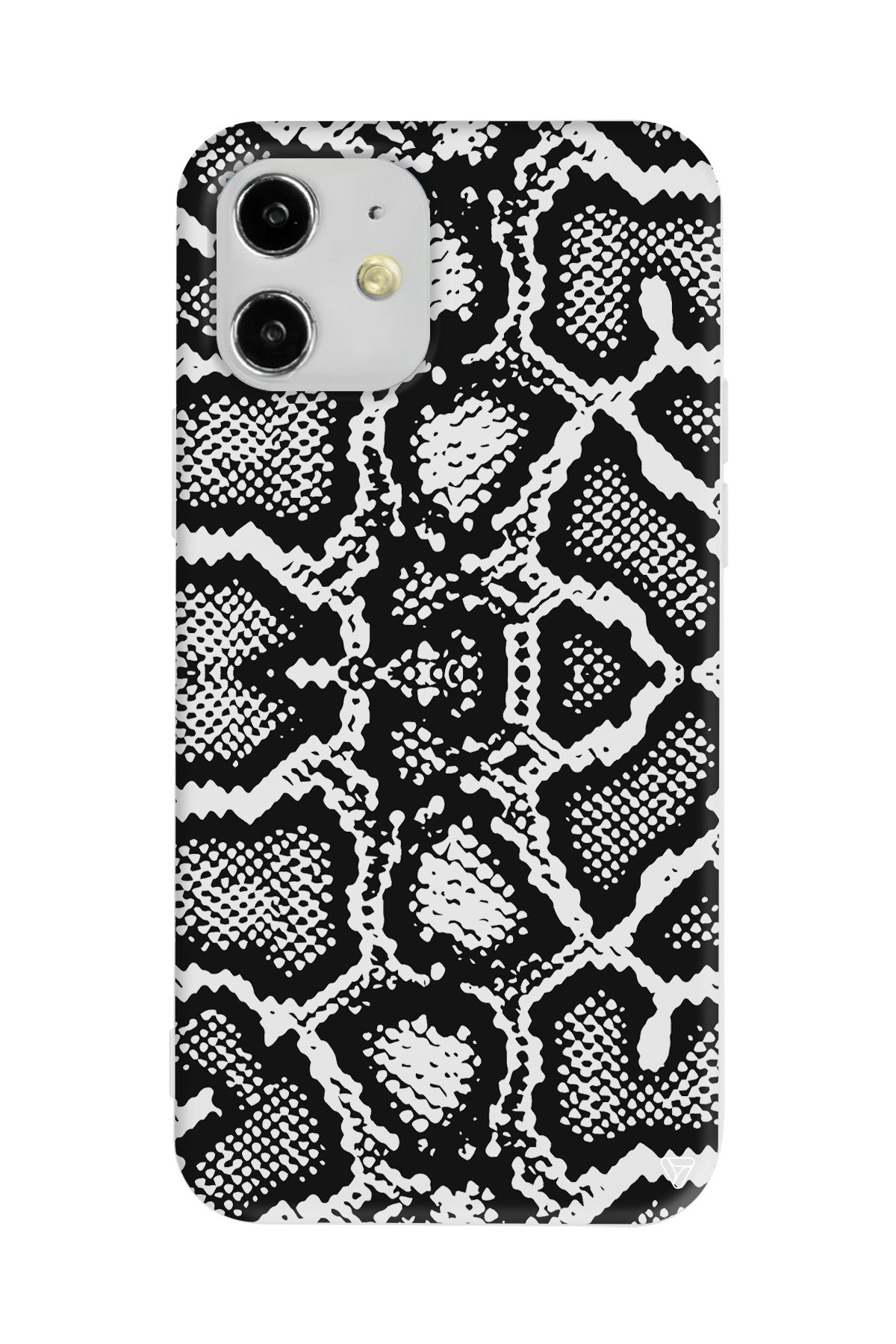 Yılan Deseni Lansman Model İçi Kadife Silikon Telefon Kılıfı