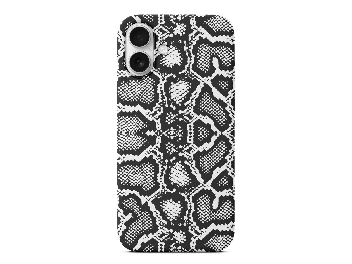 Yılan Deseni Lansman Model İçi Kadife Silikon Telefon Kılıfı