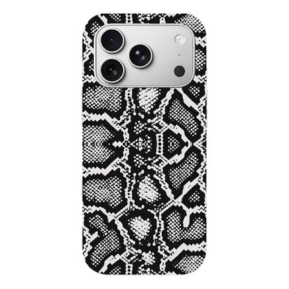 Yılan Deseni Lansman Model İçi Kadife Silikon Telefon Kılıfı