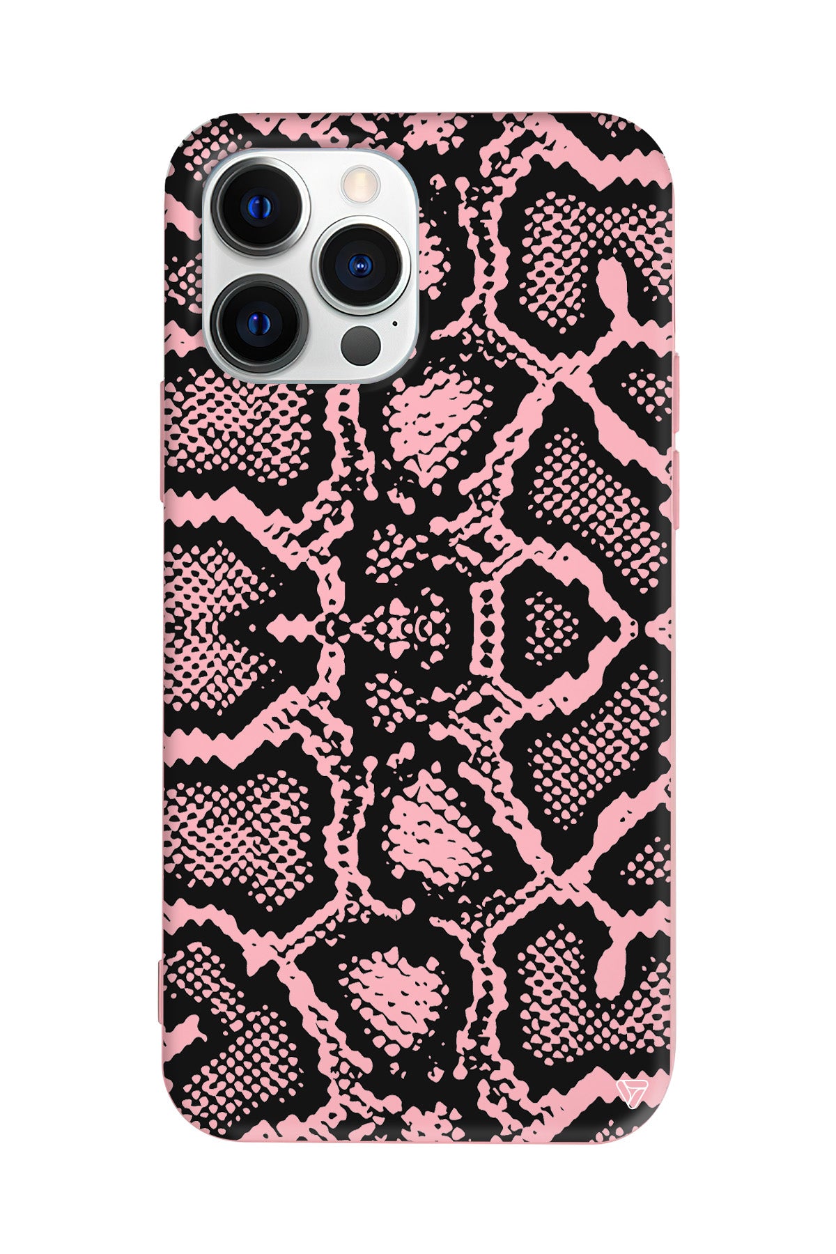 Yılan Deseni Lansman Model İçi Kadife Silikon Telefon Kılıfı