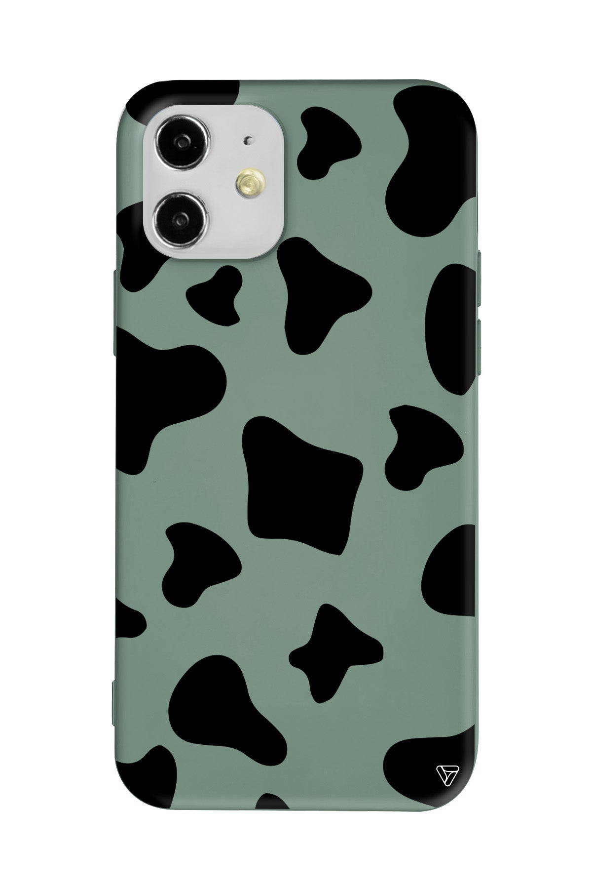 İnek Deseni 8 Lansman Model İçi Kadife Silikon Telefon Kılıfı