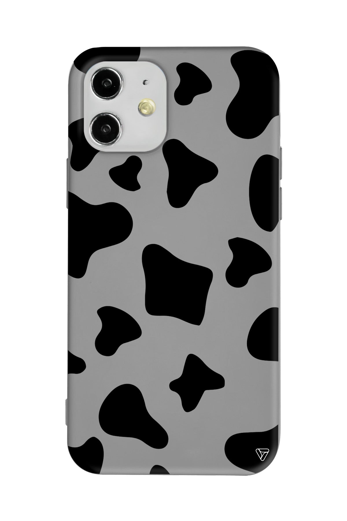 İnek Deseni 8 Lansman Model İçi Kadife Silikon Telefon Kılıfı