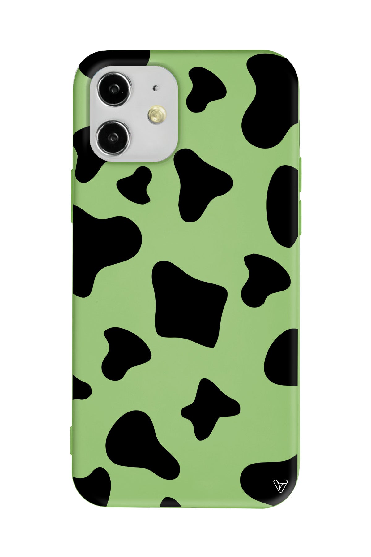 İnek Deseni 8 Lansman Model İçi Kadife Silikon Telefon Kılıfı