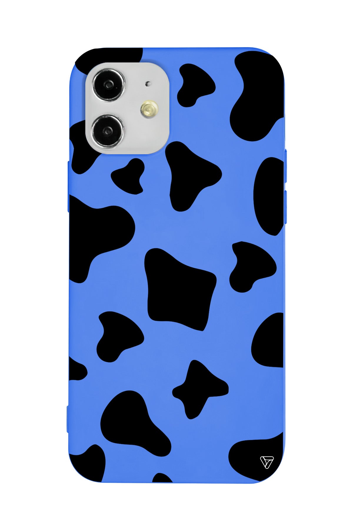 İnek Deseni 8 Lansman Model İçi Kadife Silikon Telefon Kılıfı