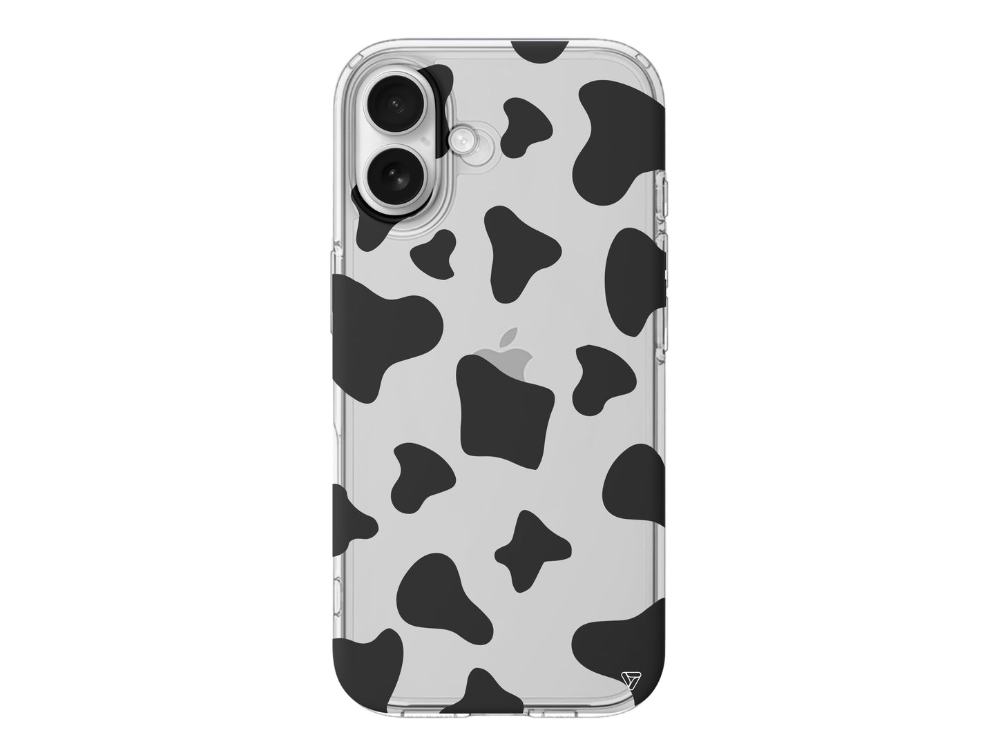 İnek Deseni 8 Lansman Model İçi Kadife Silikon Telefon Kılıfı