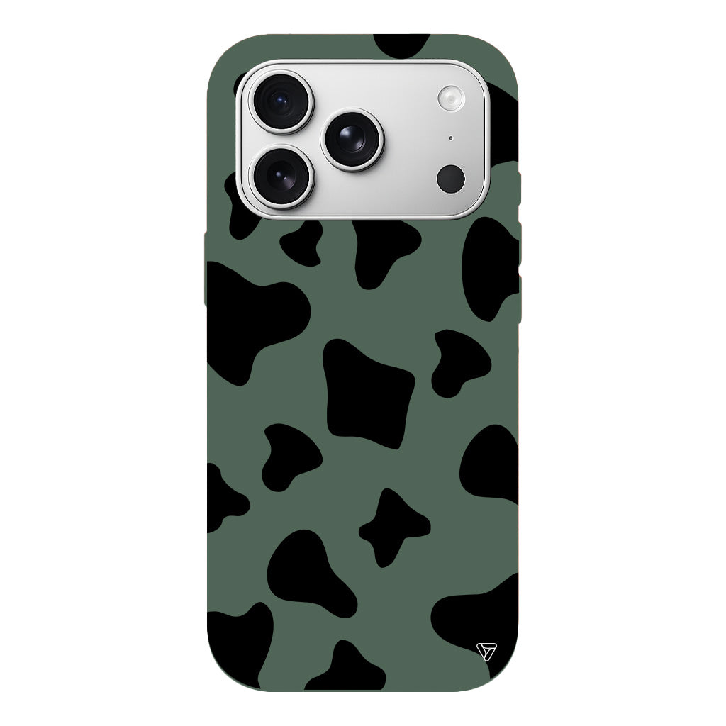 İnek Deseni 8 Lansman Model İçi Kadife Silikon Telefon Kılıfı