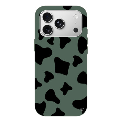 İnek Deseni 8 Lansman Model İçi Kadife Silikon Telefon Kılıfı