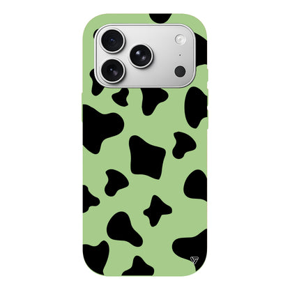 İnek Deseni 8 Lansman Model İçi Kadife Silikon Telefon Kılıfı