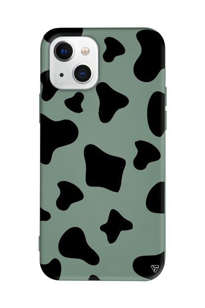 İnek Deseni 8 Lansman Model İçi Kadife Silikon Telefon Kılıfı – Plus Serisine Özel
