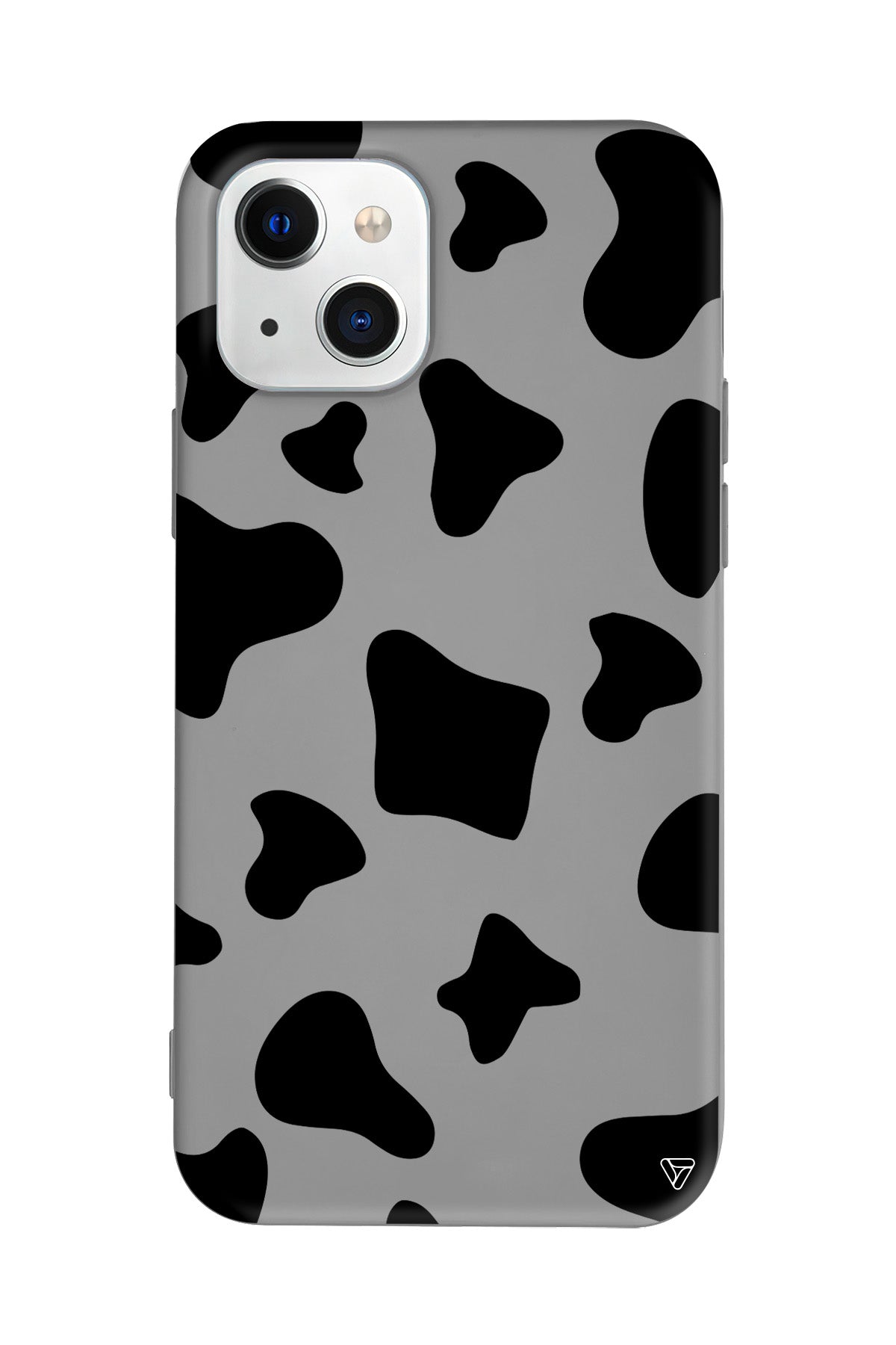 İnek Deseni 8 Lansman Model İçi Kadife Silikon Telefon Kılıfı