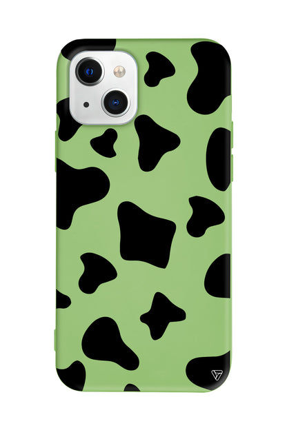 İnek Deseni 8 Lansman Model İçi Kadife Silikon Telefon Kılıfı – Plus Serisine Özel