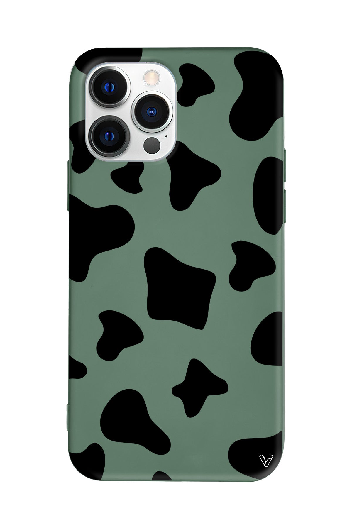 İnek Deseni 8 Lansman Model İçi Kadife Silikon Telefon Kılıfı