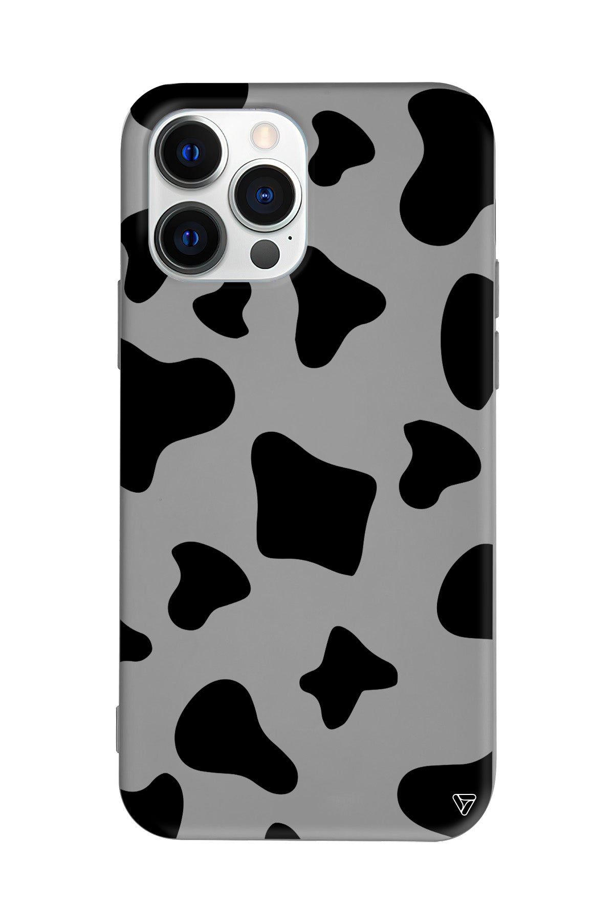 İnek Deseni 8 Lansman Model İçi Kadife Silikon Telefon Kılıfı