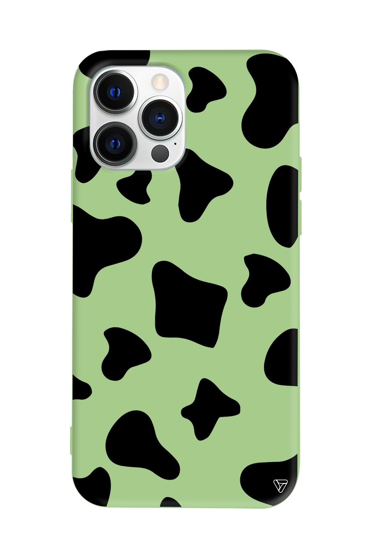 İnek Deseni 8 Lansman Model İçi Kadife Silikon Telefon Kılıfı