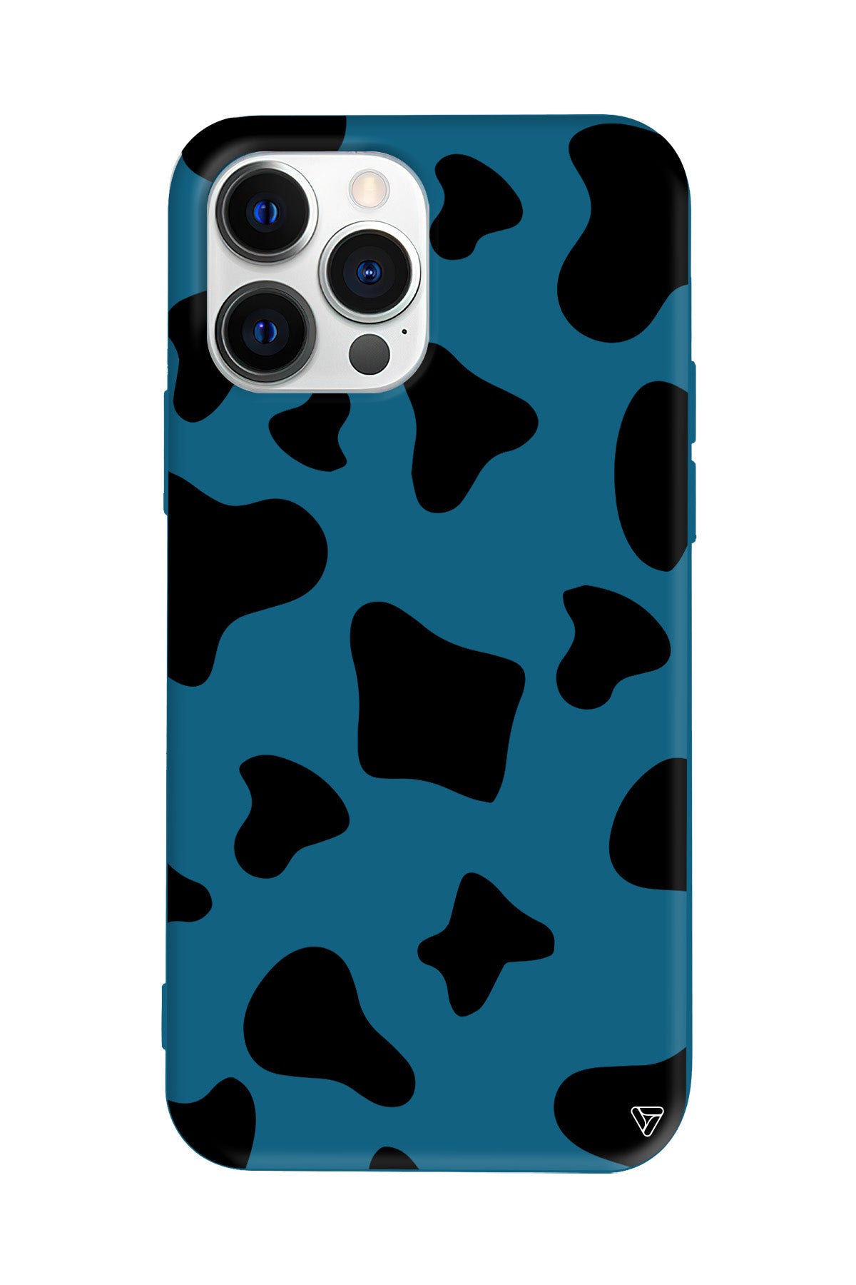 İnek Deseni 8 Lansman Model İçi Kadife Silikon Telefon Kılıfı